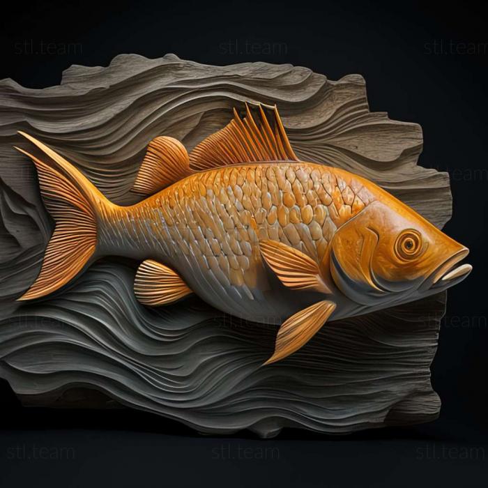 3D model Characin fish (STL)